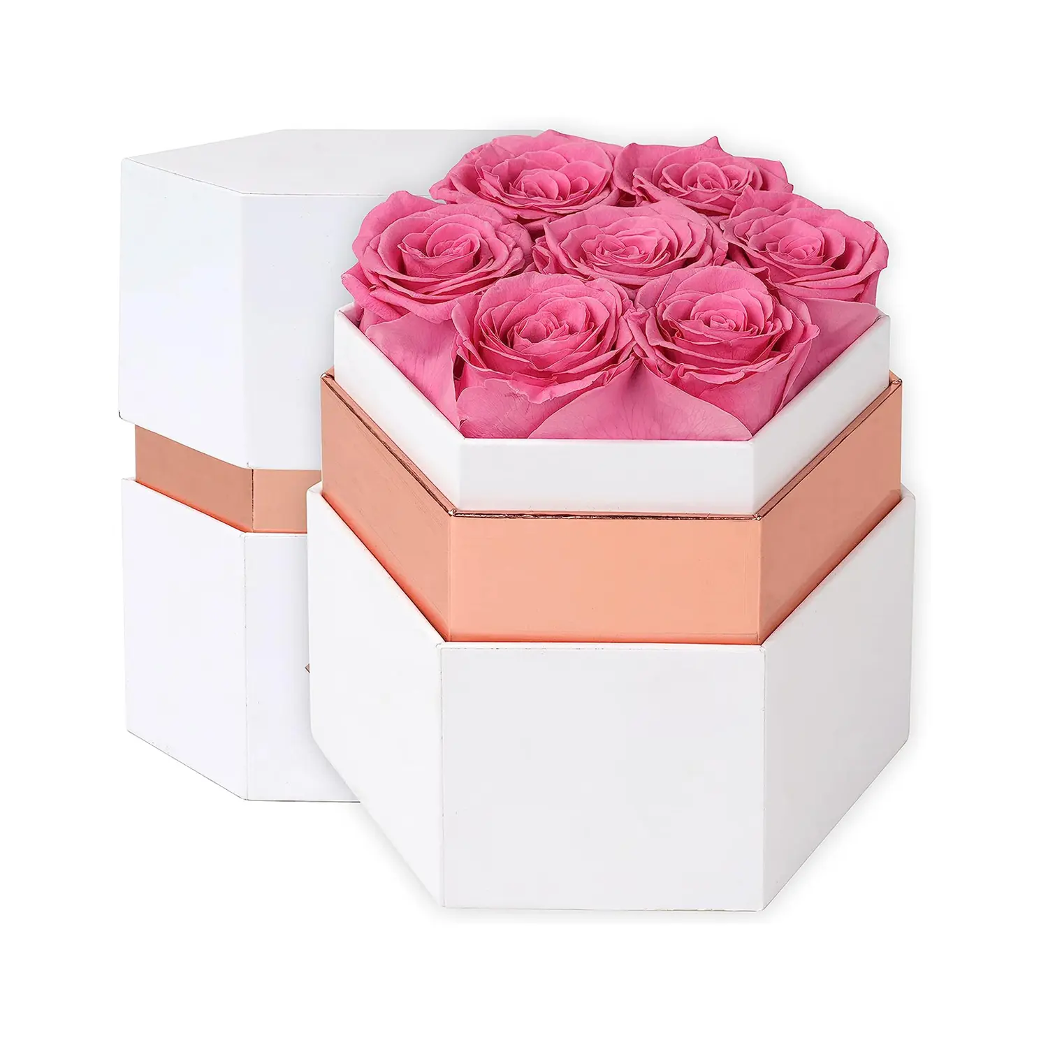 Experience Roses 2023 Morden Seven Immortal Roses White Box - sweetie-roses - China Most ...
