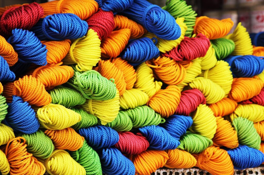 yarn, wool, cords, colorful, green, blue, yellow, red, rolled, threads, fibers, yarn, yarn, yarn, yarn, yarn, wool, wool