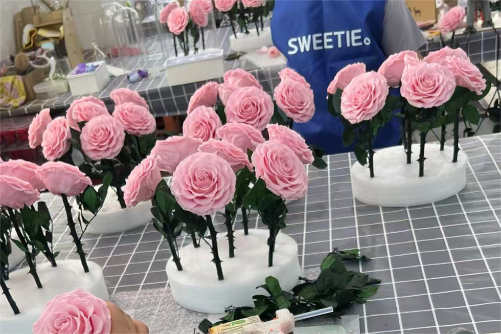 preserved flower sourcing