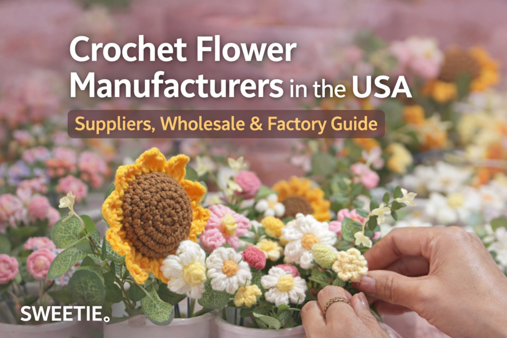 crochet flower manufacturers in usa