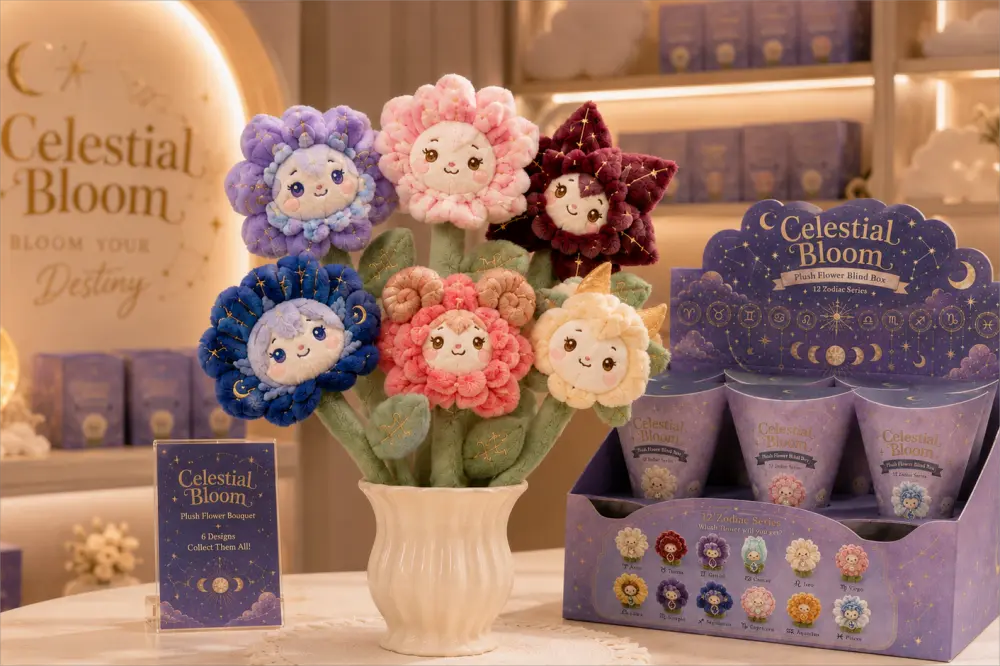 plush flower suprise box manufacturer