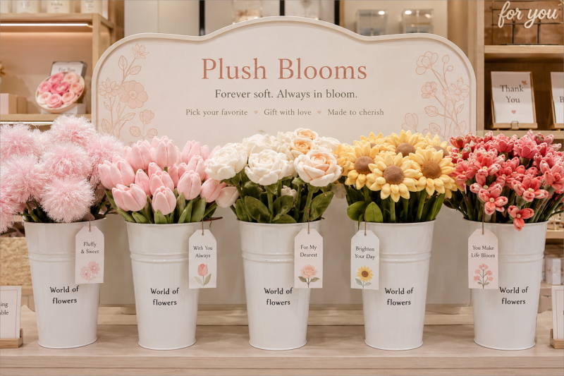 plush flower factory