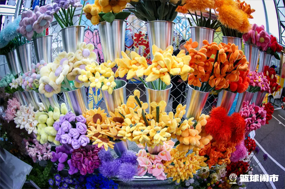 plush flowers for sports events