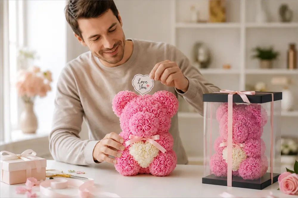 rose bear gifts