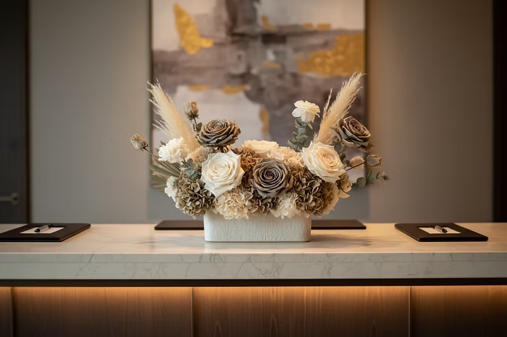preserved flowers for hotels