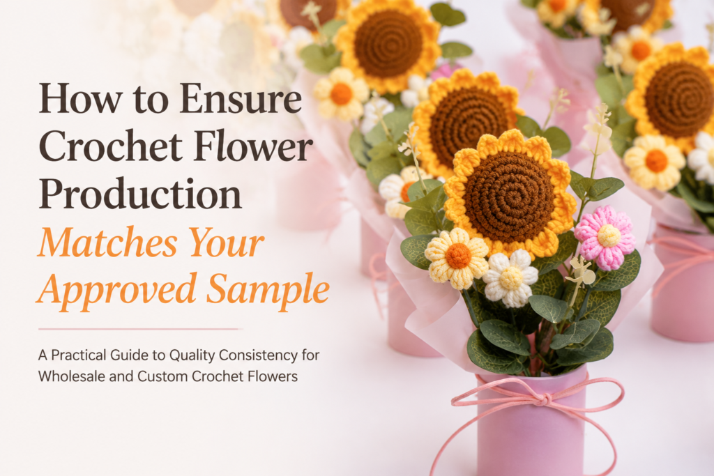 crochet flowers factory