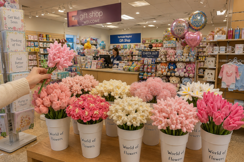 plush flowers for hospital