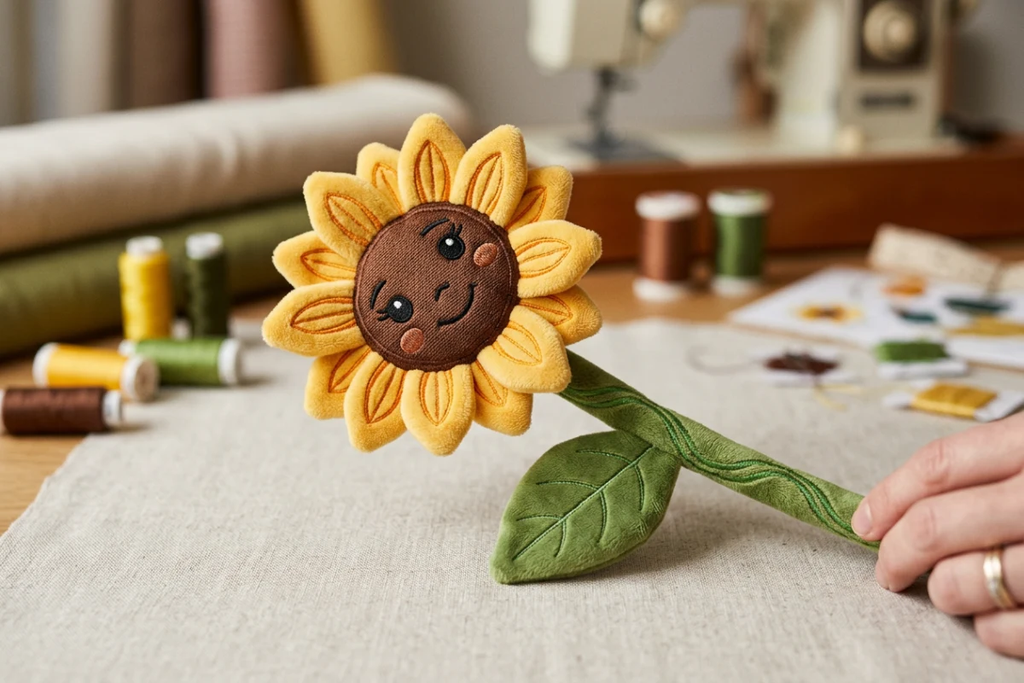 licensed plush flowers factory