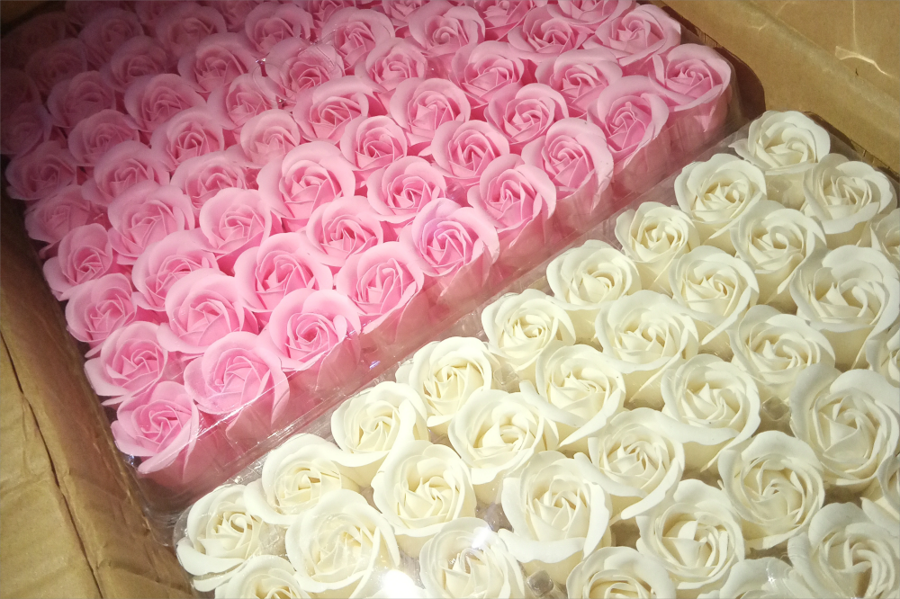 soap flower head supplier